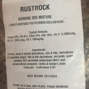 Eureka Rustrock Working Dog Food 22% Protein 15kg ***£11.99*** COLLECT IN PERSON FOR THIS SPECIAL ONLINE DEAL  !!!