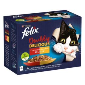 Felix Pouches Mixed Selection In Jelly 12 X 100g  ***£6.50*** COLLECT IN PERSON FOR THIS SPECIAL ONLINE PRICE !!!