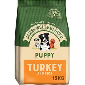 James Wellbeloved Puppy Turkey & Rice 15kg ***£47.99*** COLLECT IN PERSON FOR THIS SPECIAL ONLINE DEAL !!!