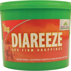 Global Herbs Diareeze For Horses 1kg ***£24.46*** COLLECT IN PERSON FOR THIS SPECIAL ONLINE DEAL  !!!