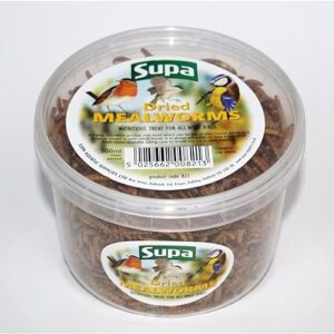 SUPA Dried Mealworms  500ml Tub  ***£3.99*** COLLECT IN PERSON FOR THIS SPECIAL ONLINE DEAL  !!!