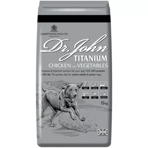 Dr John Titanium Dog Food 15kg ***£23.99*** COLLECT IN PERSON FOR THIS SPECIAL ONLINE DEAL  !!!