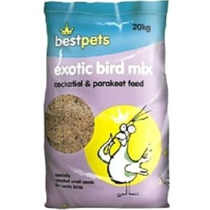 BESTPETS Exotic Bird Mix Cockatiel & Parakeet 20kg ***£29.99***  Collect In Person For This Special Online Deal  !!!